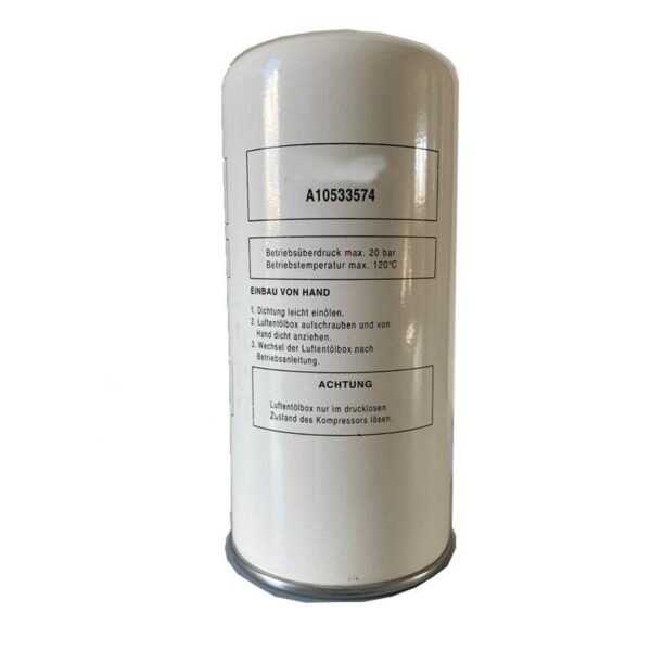 CompAir AOS 10533574 Compressor Separator product image 3 CompAir 10533574 CompAir AOS 10533574 Compressor Separator LF-AC-AOS-0033 replacement filter product image