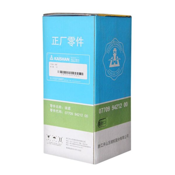 Kaishan 077099421200 Kaishan Oil Filter 077099421200 - 30-37kW Compressor LF-AC-OF-0002 replacement filter product image