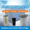 Quincy AOS 2013402007 Compressor Separator product image 2 Quincy 2013402007 Quincy AOS 2013402007 Compressor Separator LF-AC-AOS-0081 replacement filter product image