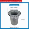 Quincy AOS 2013402007 Compressor Separator product image 5 Quincy 2013402007 Quincy AOS 2013402007 Compressor Separator LF-AC-AOS-0081 replacement filter product image